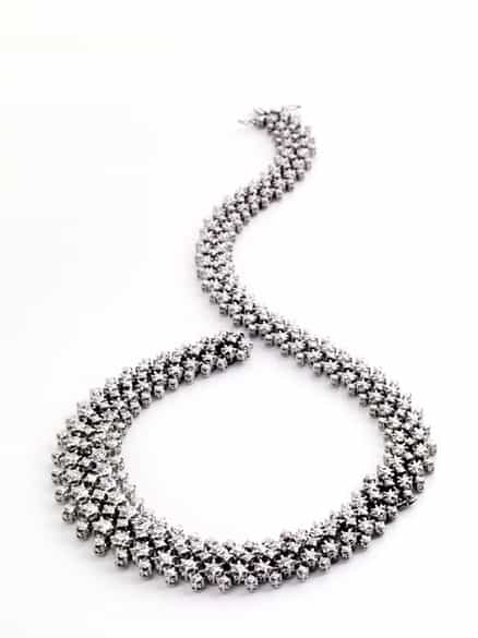 Detailabbildung: † Brillantcollier aus zwei Armbändern