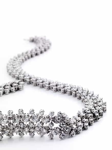 Detailabbildung: † Brillantcollier aus zwei Armbändern