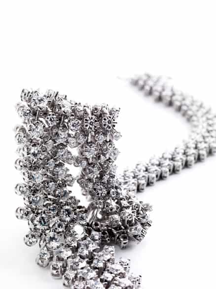 Detailabbildung: † Brillantcollier aus zwei Armbändern