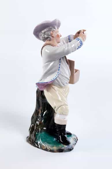 Detailabbildung: Steingutfigur eines Quacksalbers (Theriakverkäufer)