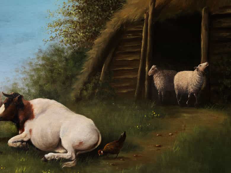 Detailabbildung: Albertus Verhoesen, 1806 Utrecht - 1881 