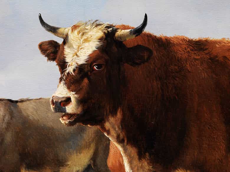 Detailabbildung: Eugène Verboeckhoven, 1799 Warneton - 1881 Brüssel