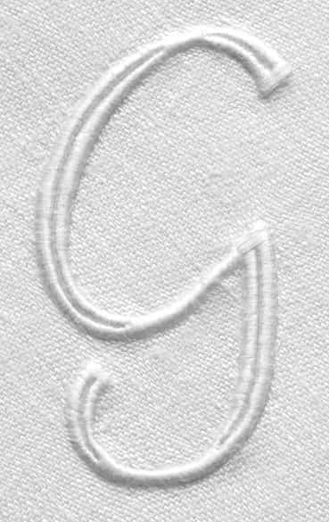 Detailabbildung: Paar Tafeltücher mit prächtigem Chrysanthemenoval