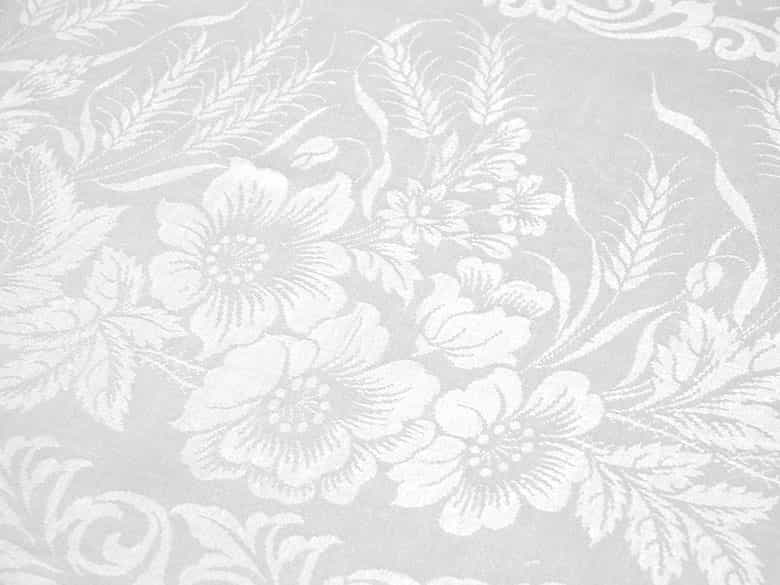 Detailabbildung: Handgewebtes Biedermeier-Banketttafeltuch