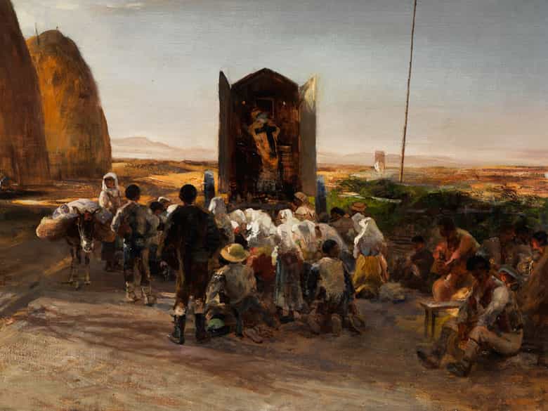 Detailabbildung: Oswald Achenbach, 1827 Düsseldorf - 1905 Düsseldorf