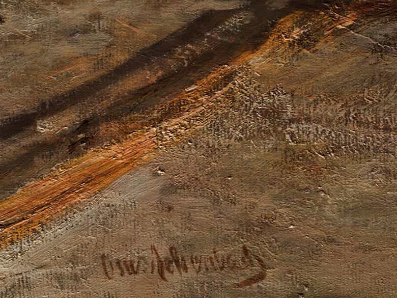 Detailabbildung: Oswald Achenbach, 1827 Düsseldorf - 1905 Düsseldorf