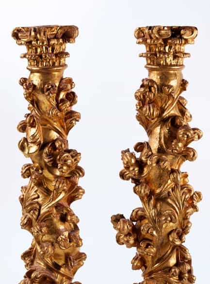Detailabbildung: Paar Barock-Säulen