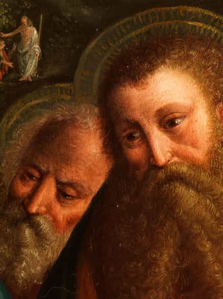 Detailabbildung: Bernardino Luini, 1480 - 1532, Umkeis/ Nachfolge von