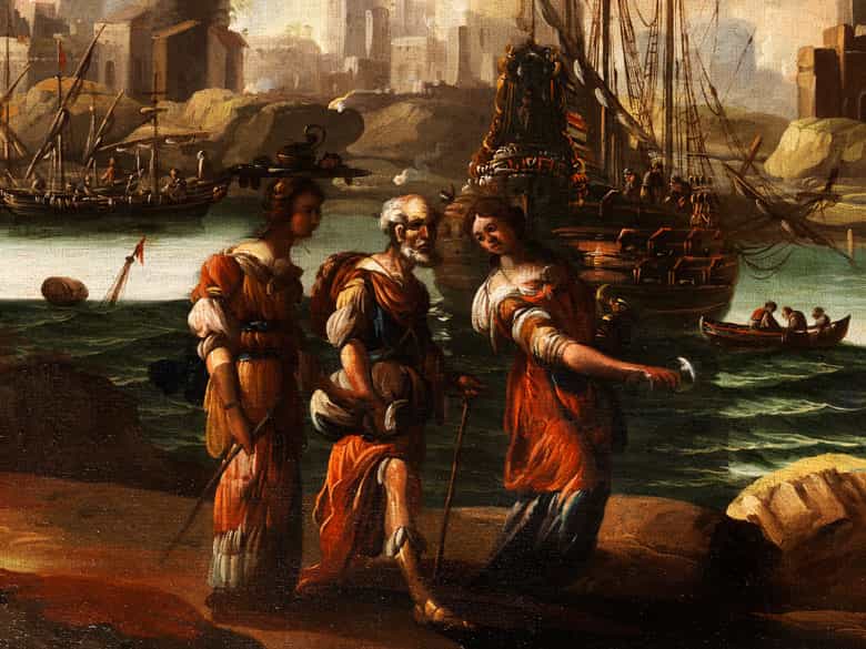 Detailabbildung: Marzio Masturzio, Italienischer Maler des 17. Jahrhunderts, zug.