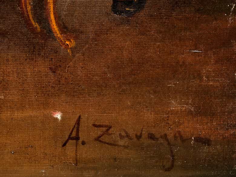 Detailabbildung: A. Zavaga, Maler des 19. Jahrhunderts