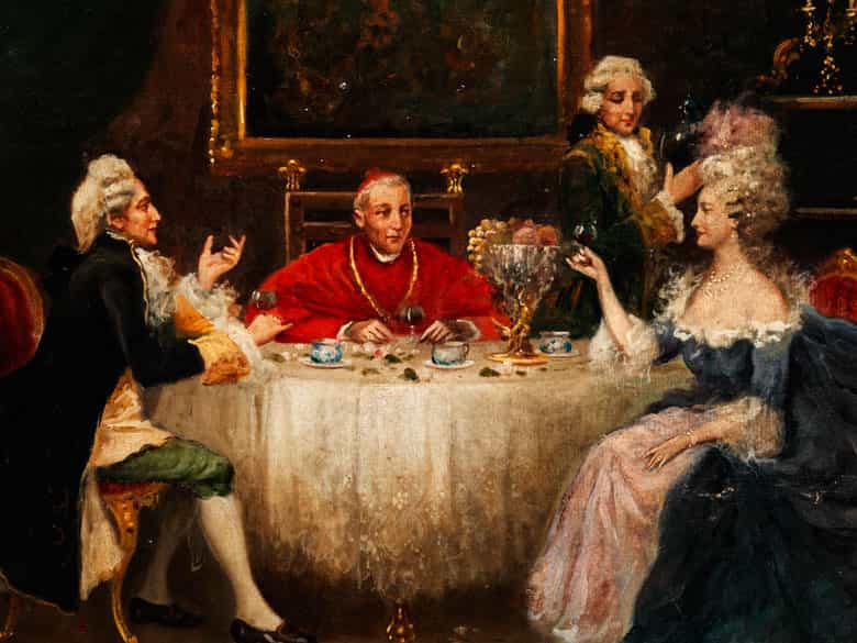 Detailabbildung: A. Zavaga, Maler des 19. Jahrhunderts