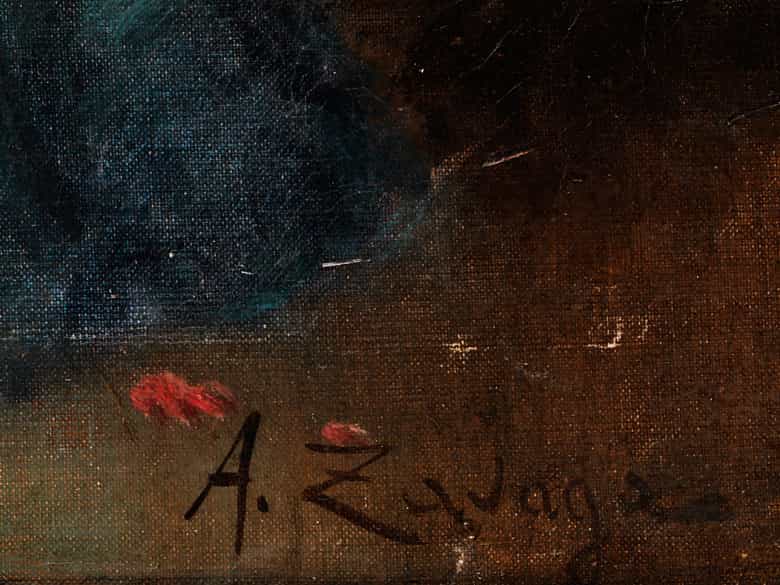 Detailabbildung: A. Zavaga, Maler des 19. Jahrhunderts