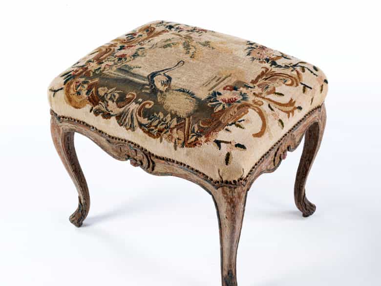 Detailabbildung: Rokoko-Tabouret