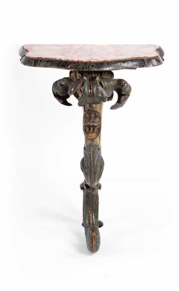 Detailabbildung: Paar kleine, italienische Wandkonsolen