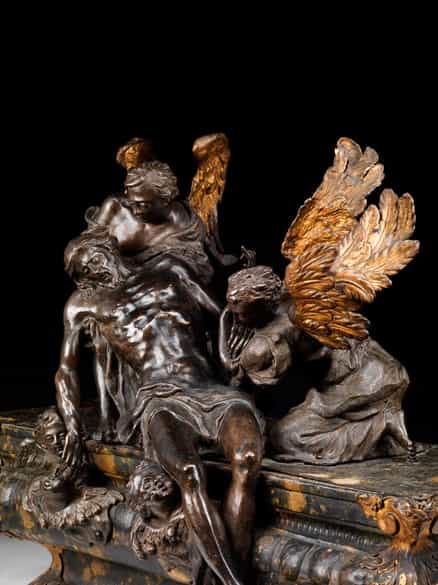 Detailabbildung: Massimiliano Soldani, 1656 - 1740 Florenz, zug.