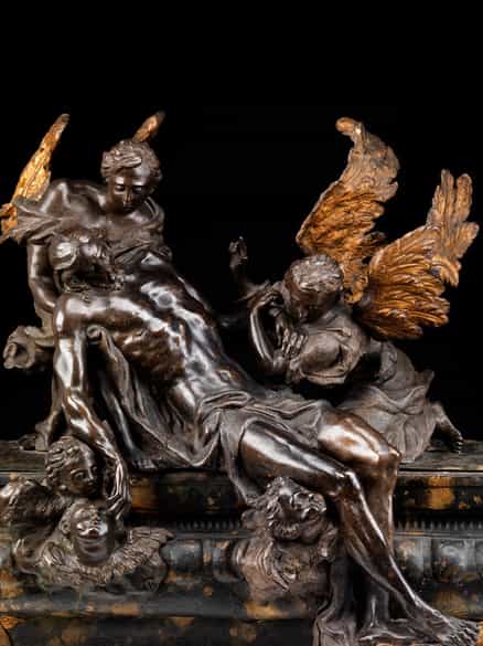 Detailabbildung: Massimiliano Soldani, 1656 - 1740 Florenz, zug.