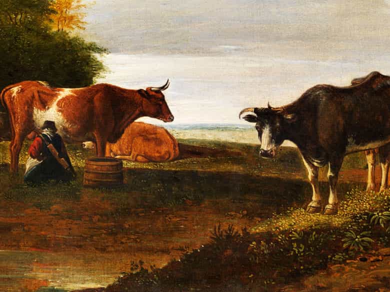 Detailabbildung: Maler der holländischen Schule des 17./ 18. Jahrhunderts