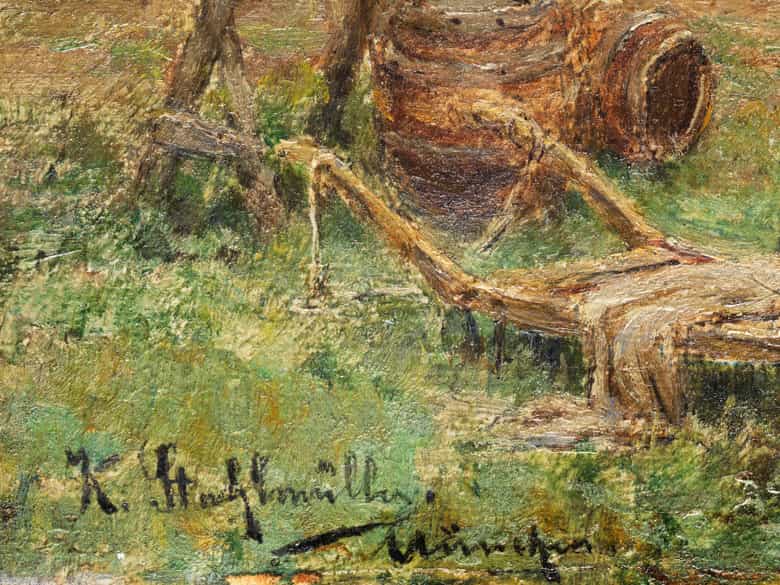 Detailabbildung: Karl Stuhlmüller, 1858 München - 1930 Etzenhausen