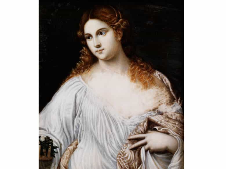 Detailabbildung: Zwei Miniaturbildnisse auf Elfenbein gemalt