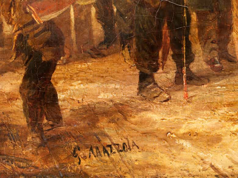 Detailabbildung: Giuseppe Mazzola, 1850 Mailand - 1868 