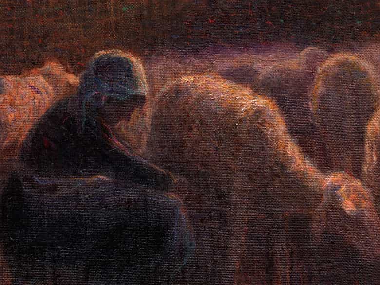 Detailabbildung: Giovanni Segantini, 1858 - 1899, zug.