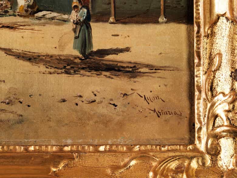 Detailabbildung: L. Ayon, Mallorquinischer Maler des 19. Jahrhunderts