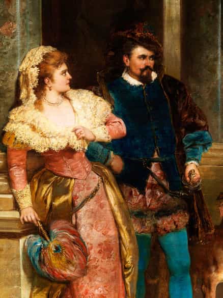 Detailabbildung: Venezianischer Maler des 19. Jahrhunderts