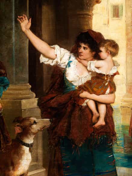 Detailabbildung: Venezianischer Maler des 19. Jahrhunderts