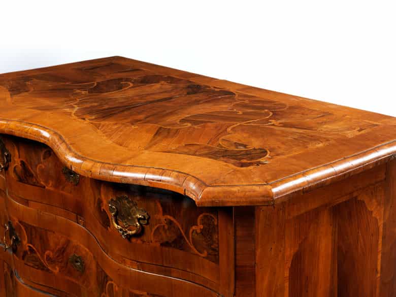 Detailabbildung: Braunschweiger Barock-Kommode