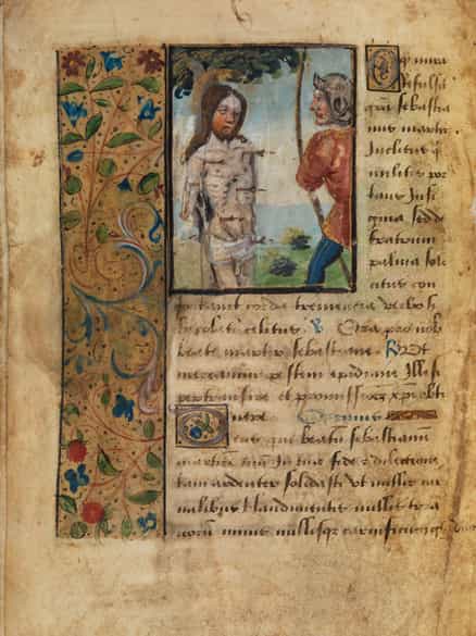 Detailabbildung: Meister von Gotha - Stundenbuch für den Gebrauch von Rom