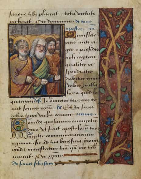 Detailabbildung: Meister von Gotha - Stundenbuch für den Gebrauch von Rom