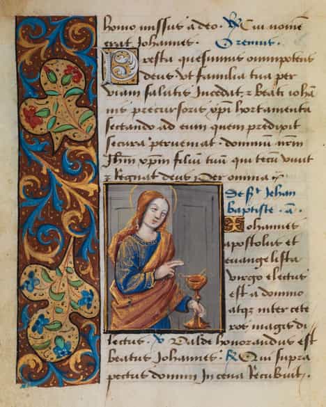 Detailabbildung: Meister von Gotha - Stundenbuch für den Gebrauch von Rom
