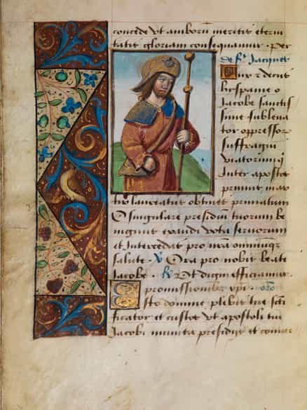 Detailabbildung: Meister von Gotha - Stundenbuch für den Gebrauch von Rom