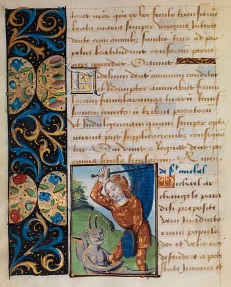 Detailabbildung: Meister von Gotha - Stundenbuch für den Gebrauch von Rom