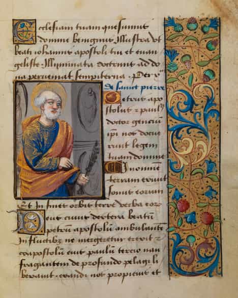 Detailabbildung: Meister von Gotha - Stundenbuch für den Gebrauch von Rom