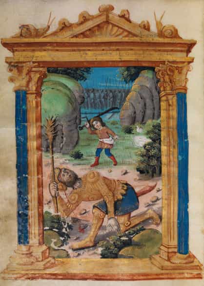 Detailabbildung: Meister von Gotha - Stundenbuch für den Gebrauch von Rom