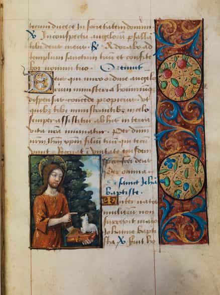 Detailabbildung: Meister von Gotha - Stundenbuch für den Gebrauch von Rom