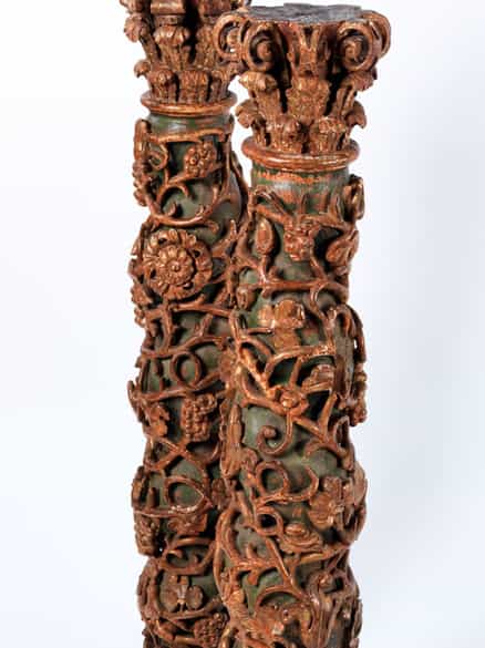 Detailabbildung: Paar Barock-Säulen