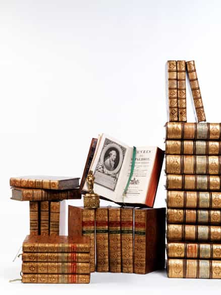Detailabbildung: Eine Bibliothek aus süddeutschem Adelsbesitz