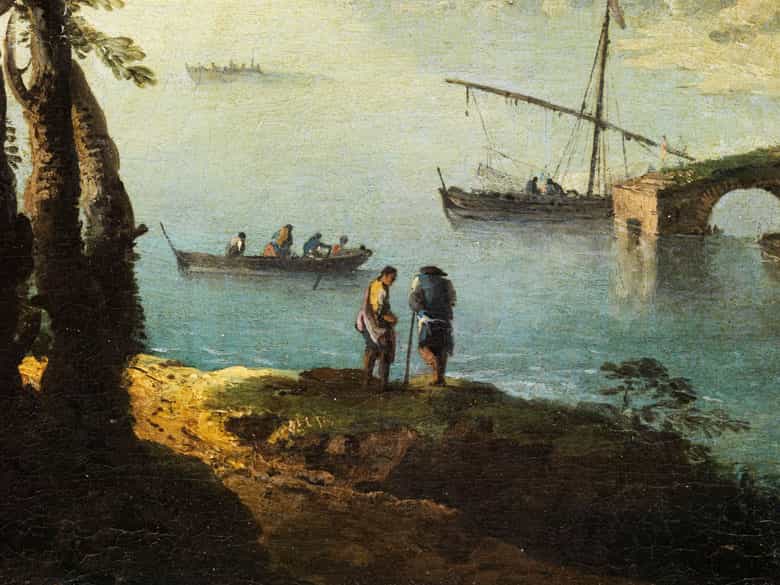 Detailabbildung: Paolo Anesi, 1700 - 1761, zug.