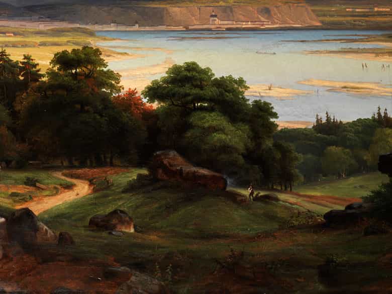 Detailabbildung: Georg Heinrich Crola, 1804 Dresden - 1879 Ilsenburg am Harz