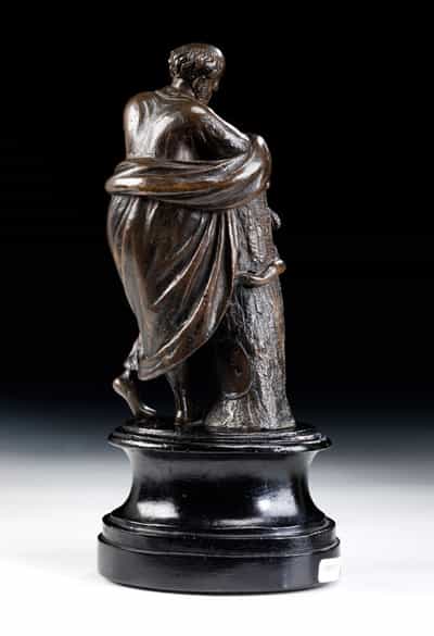 Detailabbildung: Bronzefigur des Asklepios