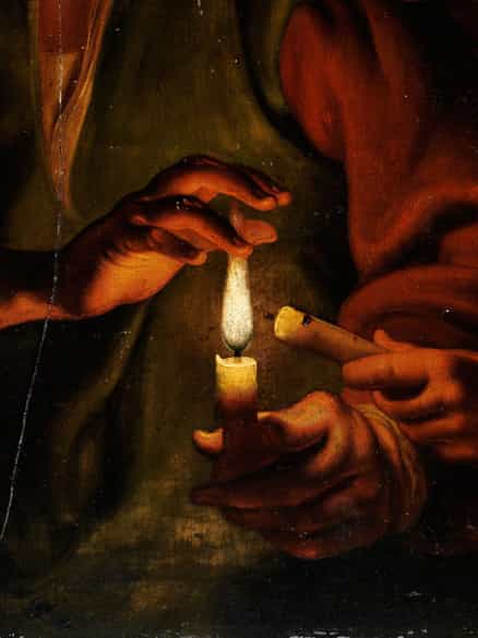 Detailabbildung: Johann Georg Trautmann, 1713 Zweibrücken - 1769 Frankfurt a. M., zug.