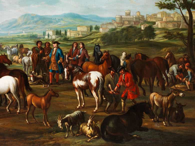 Detailabbildung: Christian Reder, 1656 - 1729 Rom, zug.