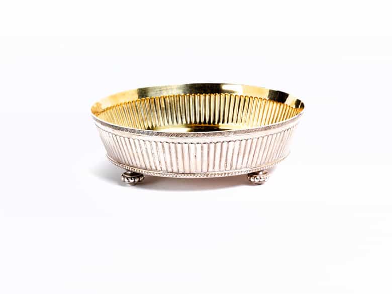 Detailabbildung: Runde Silberschale