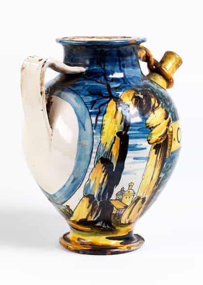 Detailabbildung: Deruta-Apothekerkanne