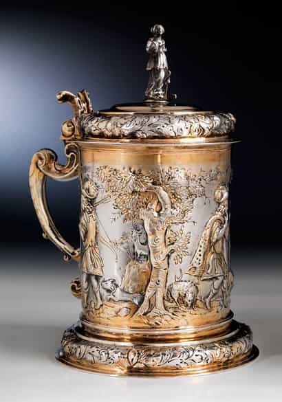 Detailabbildung: Seltener Danziger Deckelhumpen