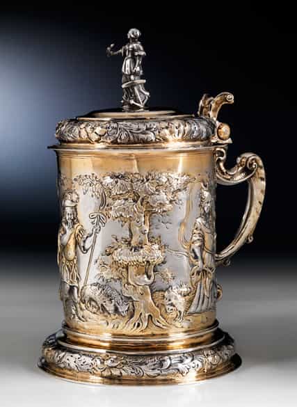 Detailabbildung: Seltener Danziger Deckelhumpen