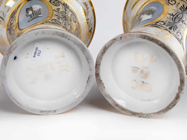 Detailabbildung: Paar Empire-Vasen