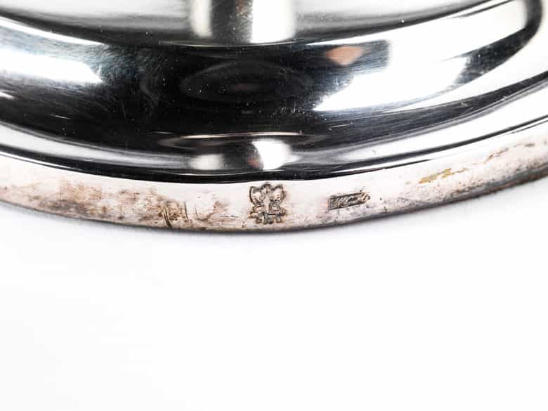 Detailabbildung: Satz von drei Empire-Tafelleuchtern